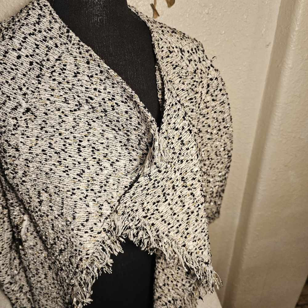 Insight Grey Blend Cardigan New With Tsgs Size 10